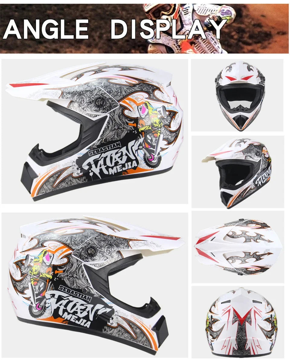 Full Face Off-road Motorcycle Helmet