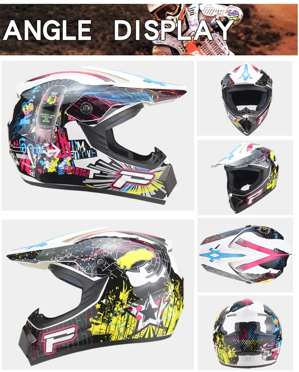 Full Face Off-road Motorcycle Helmet