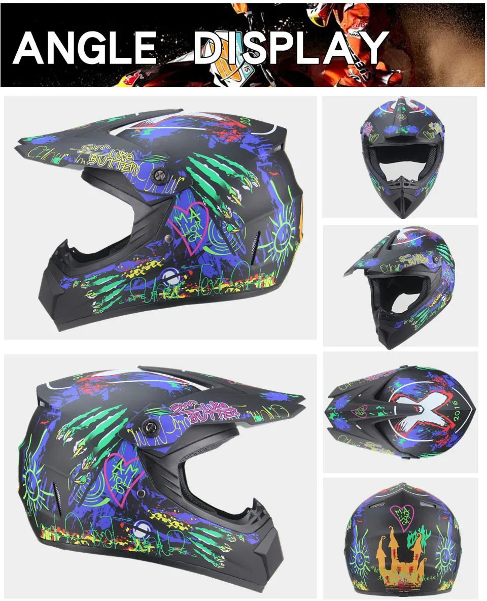 Full Face Off-road Motorcycle Helmet