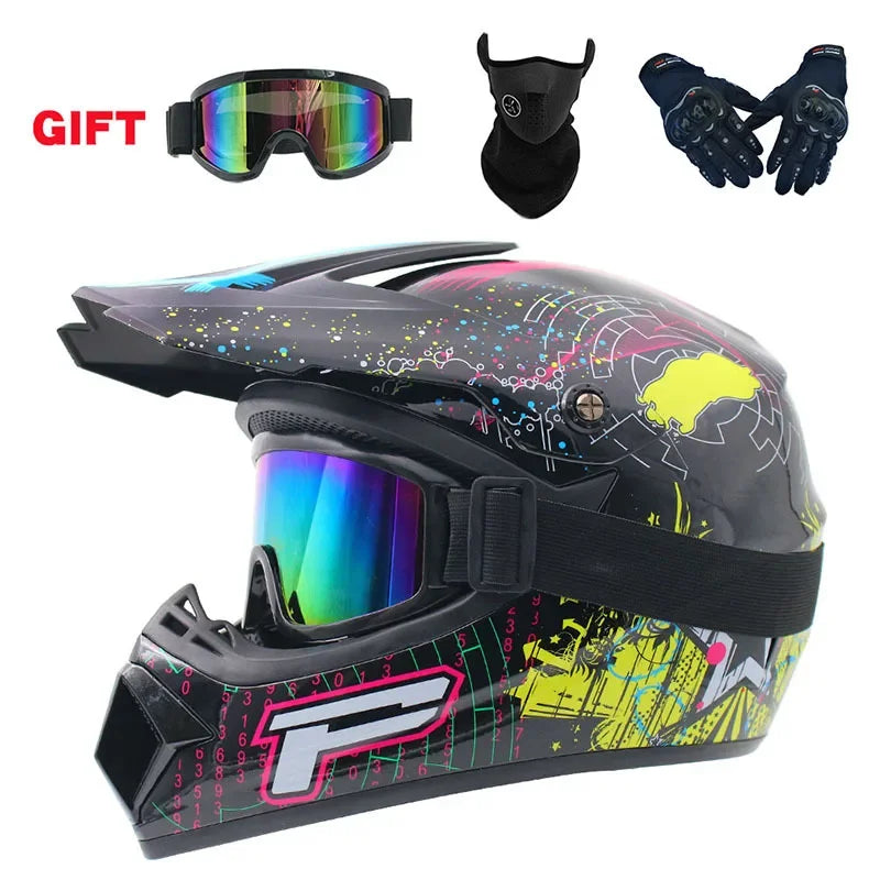Full Face Off-road Motorcycle Helmet