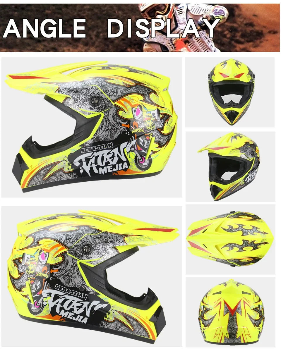 Full Face Off-road Motorcycle Helmet
