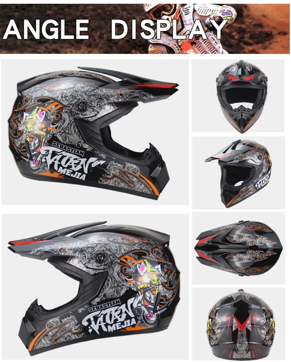 Full Face Off-road Motorcycle Helmet