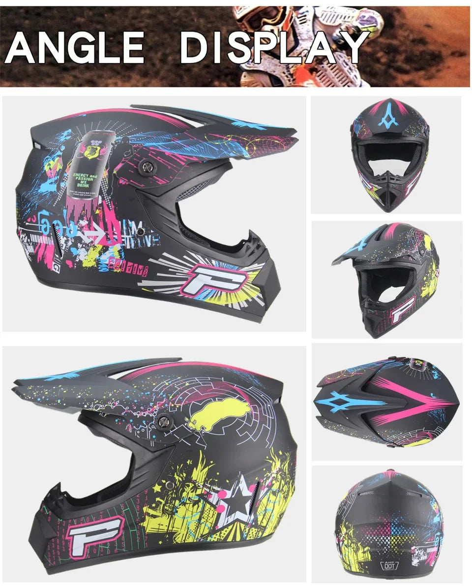Full Face Off-road Motorcycle Helmet